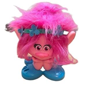 Trolls Poppy Styling Head Pink Kids Toy Blue